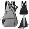 Color: Black - Outdoor Bags Pickleball Rackets Backpack For Men Women Sports Reversible Paddle Bag Tennis Racquetball Badminton Travel Sling