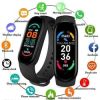 Hot Sale M6 Smart Wah Mtifurantional Smart Band Rate Smartwah Fitness Tracker Blood Pressure Exercise Bracelet T241114