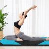 10 Feet X 4 Feet X 2 Inch Folding Exercise Mat With Hook And Loop Fasteners-Navy - Color: Navy
