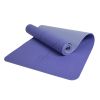 Non-Slip Yoga Mat With Alignment Marks Width 80Cm Tpe Exercise Fitness Mat For Home Workout Outdoors Travel Violet+Light Purple 183 X 80 X 0.6Cm