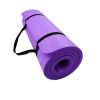 10Mm Extra Thick Yoga Mat Non-Slip High Density Anti-Tear Fitness Exercise Mats With Carrying Strap Purple
