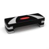 32 Inch Adjustable Fitness Aerobic Step With Riser - Color: Gray