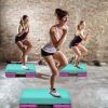 29 Inch Adjustable Workout Fitness Aerobic Stepper Exercise Platform-Red