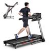 4.75 Hp Folding Treadmill With Auto Incline And 20 Preset Programs-Black