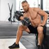 Adjustable Dumbbells 66 Lbs Free Weights With Connectors For Home Gym Fitness Workout