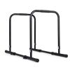 Adjustable Dip Bar Station With 660 Lbs Capacity For Home Gym-Black