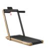 Electric Motorized Health And Fitness Folding Treadmill With Dual Display And Speaker-Yellow - Color: Yellow