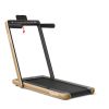 Electric Motorized Health And Fitness Folding Treadmill With Dual Display And Speaker-Yellow - Color: Yellow