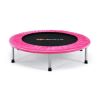 36 Inch Mini Folding Trampoline Portable Recreational Fitness Rebounder-Pink - Color: Pink