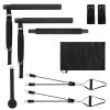 Pilates Bar Kit with 100LBS Resistance Bands Multifunctional Pilates Yoga Toning Bar Full Body Exercise Equipment Set for Beginners Intermediates Prof