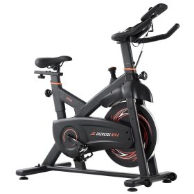 VEVOR Exercise Bike, Adjustable Magnetic Resistance Stationary Bike, Indoor Cycling Bike for Home Cardio, Workout Bike with Silent Belt Drive (Flywheel Type: Heavy-Duty Flywheel, Resistance System: Magnetic Resistance)