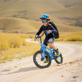 Kids Bike 18 Inches BMX Style Children Bicycle For Boys & Girls Aged 5-10 (Option: Blue)